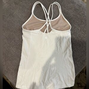 lululemon athletica White Strappy Tank Top